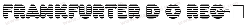 Frankfurter D O Reg字体转换
